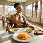 Stay well fed at your stay at the Sankofa Guest House